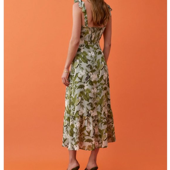 Reformation Nikita Midi Dress Tropical ...